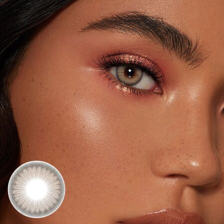 Supine Brown Prescription 6 Months Contact Lenses