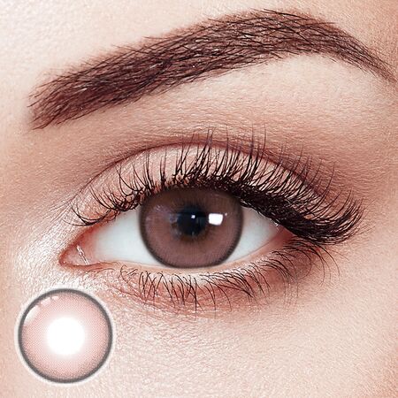 Earl Tea Brown 6 Months Contact Lenses
