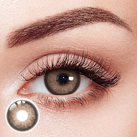 Pepper Brown Prescription Yearly Contact Lenses