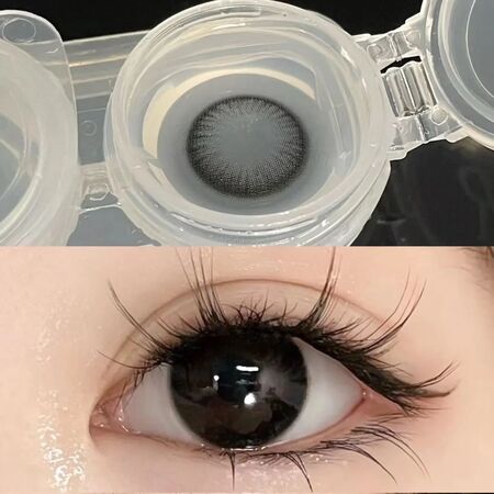 Barley Tea Black Prescription Yearly Contact Lenses