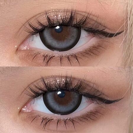 Punk Black Prescription Yearly Contact Lenses