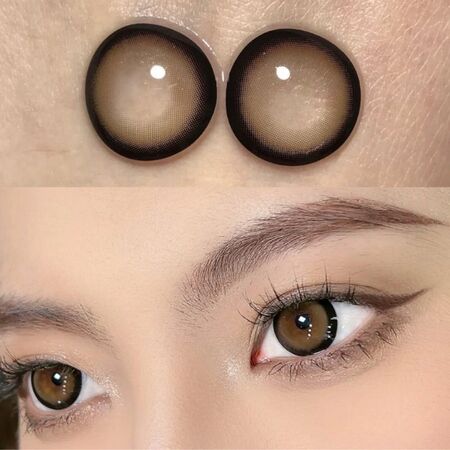 Mocha Brown Prescription Yearly Contact Lenses