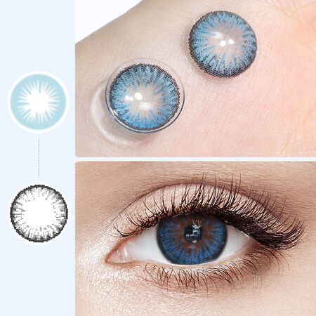 [Pre-Sale] Polar Prism Blue 6 Months Contact Lenses