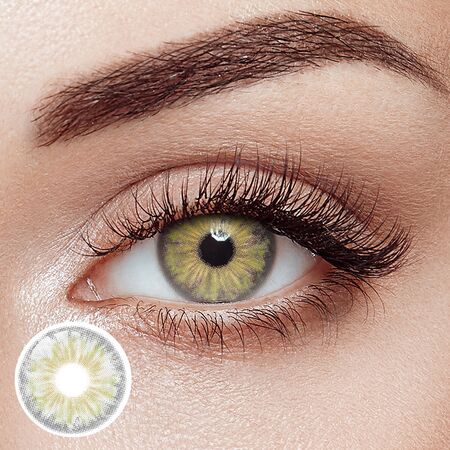 Cleopatra Gray Prescription Yearly Contact Lenses