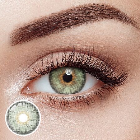 Siri Green Prescription Yearly Contact Lenses