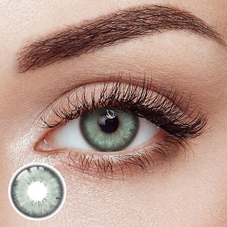 Lan Cat Green Prescription Yearly Contact Lenses