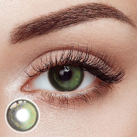 Frog Prince Green Prescription Yearly Contact Lenses