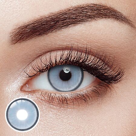 Manhattan Blue Prescription Yearly Contact Lenses