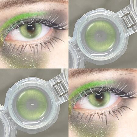 Ghost Green Prescription Yearly Contact Lenses