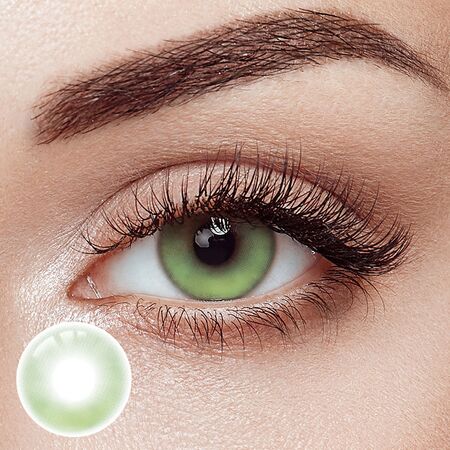 CityChic Green Prescription Yearly Contact Lenses