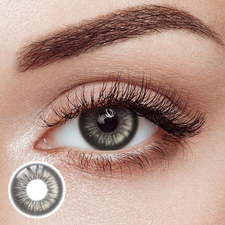 Snowfall Gray Prescription Yearly Contact Lenses