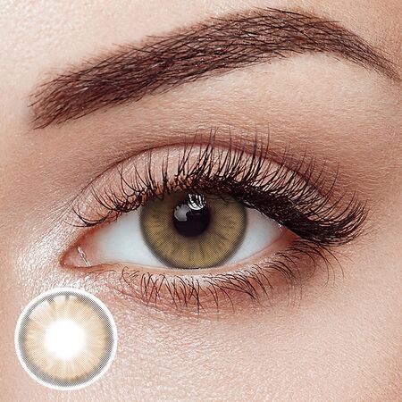 Honeydew Brown Prescription Yearly Contact Lenses