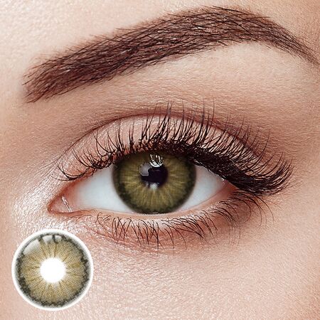 Thorns Brown Prescription Yearly Contact Lenses