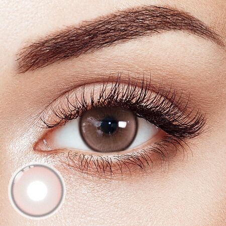 Dome Light Brown Prescription 6 Months Contact Lenses | 2pcs