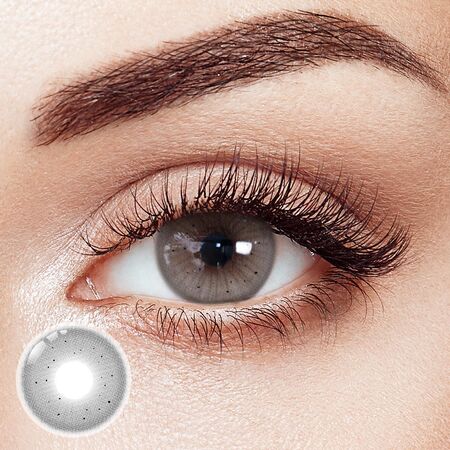 Dottie Gray Prescription 6 Months Contact Lenses | 2 Pcs