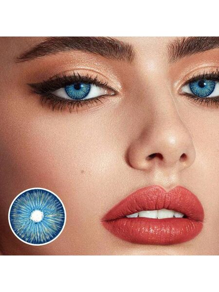 New York 2 Blue Prescription 6 Months Contact Lenses