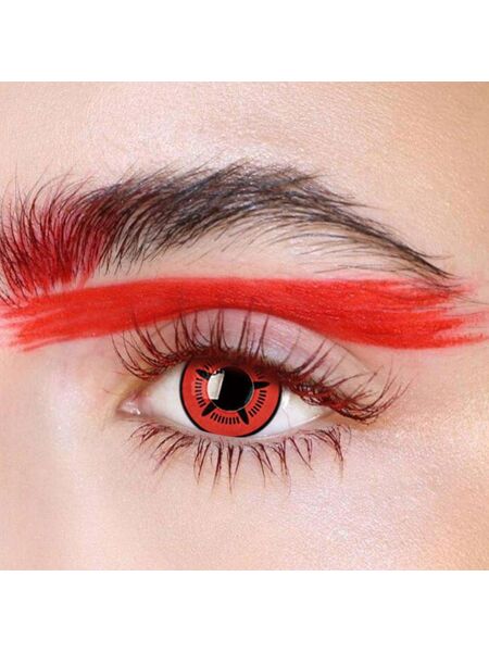 Starfish Red Costume Contact Lenses Red