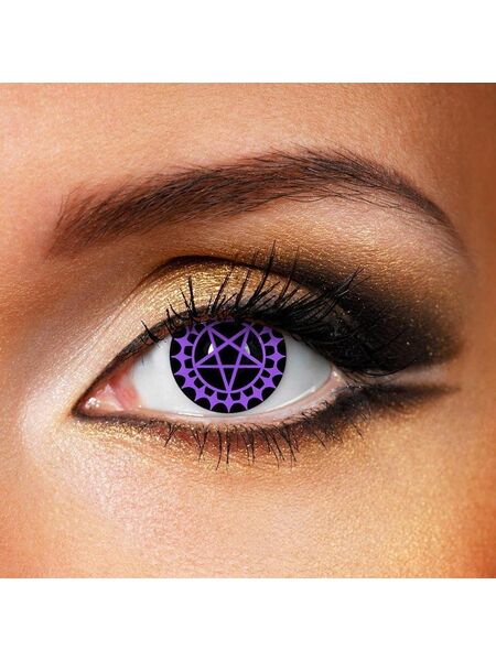 Astrolabe Purple Costume Contact Lenses