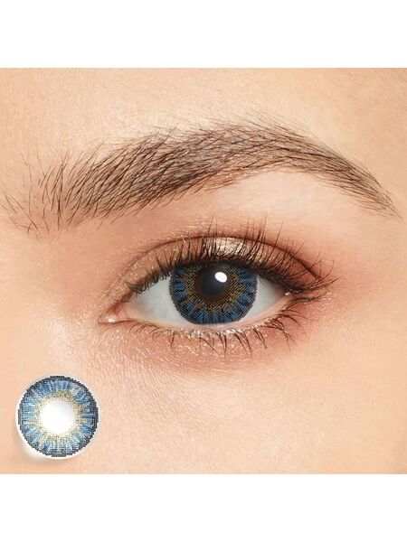 3-Tone Blue Contact Lenses