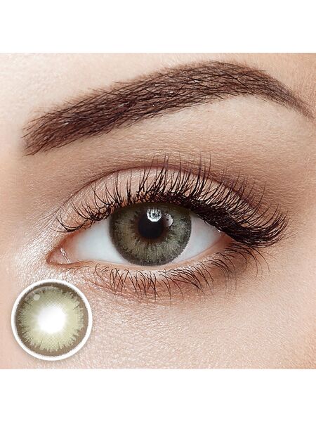 Diamonds Grey Green Contact Lenses
