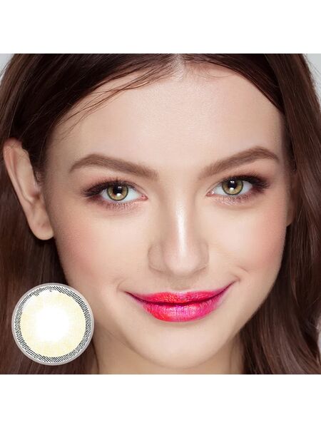 Hidrocharm Yellow Green Contact Lenses