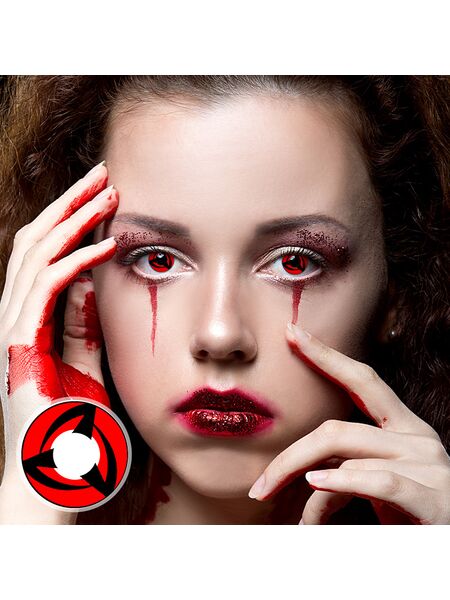 Vortex Red Costume Contact Lenses