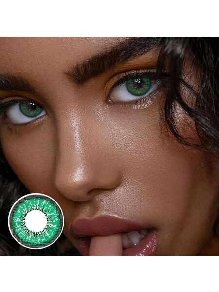 Flame Green Contact Lenses