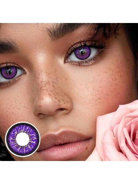 Flame Violet Yearly Contact Lenses