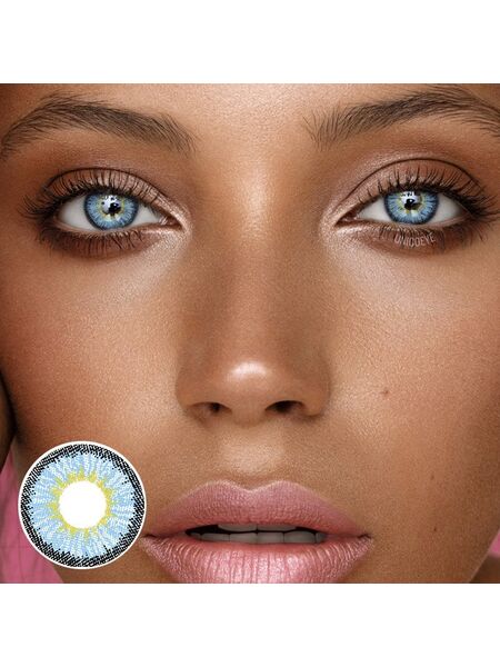 Neon Blue 6 Months Contact Lenses