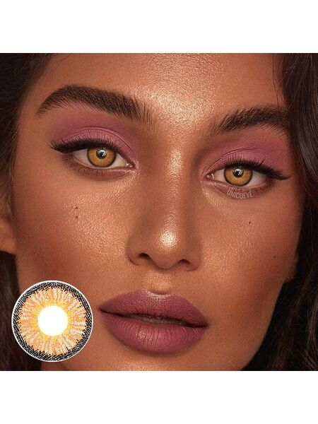 Neon Brown 6 Months Contact Lenses