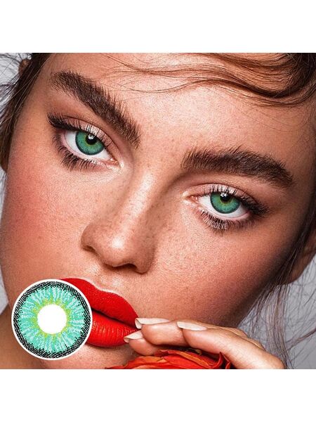 Neon Green 6 Months Contact Lenses