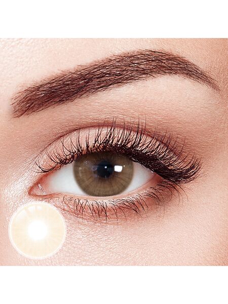 Queen Ochre Prescription 6 Months Contact Lenses
