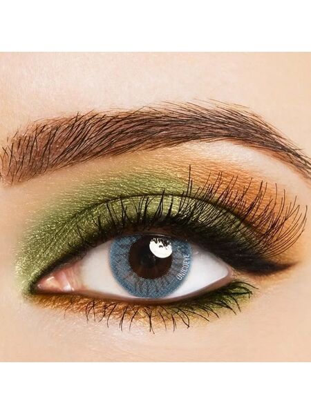Sensual True Sapphire & Natural Sugar Grey Contact Lenses