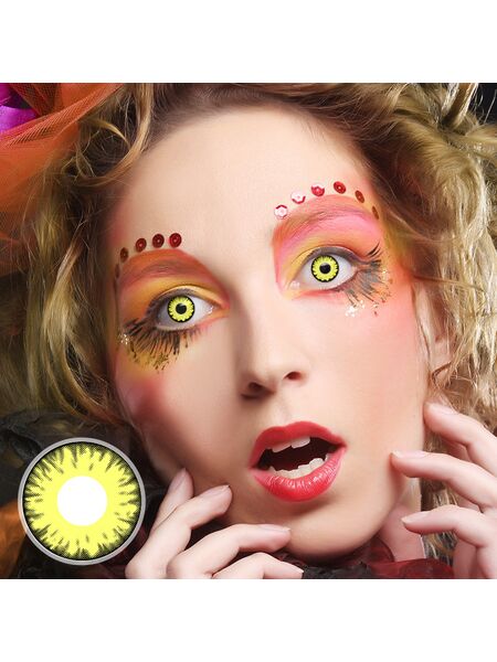 Twilight Yellow Costume Contact Lenses