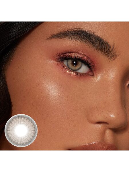 Supine Brown Prescription 6 Months Contact Lenses