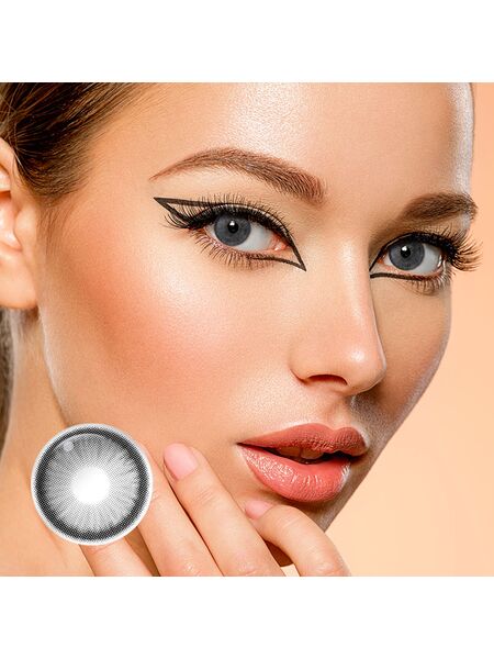 Diamond Allure Gray 6 Months Contact Lenses
