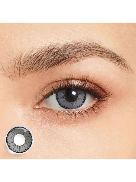 Devil Gray Yearly Contact Lenses