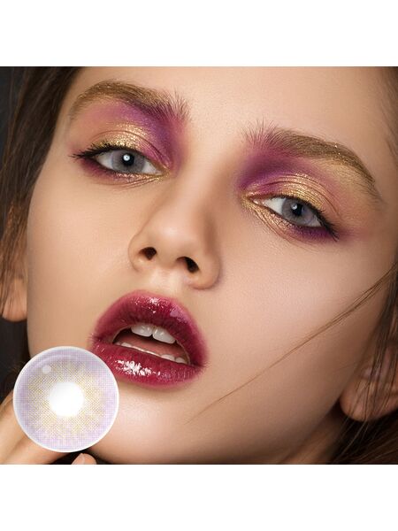 Cloud Violet Contact Lenses