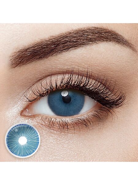 Fiesta Blue Contact Lenses