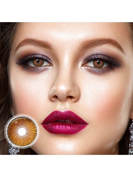 Fiesta Hazel Contact Lenses