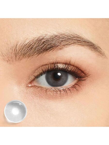 Broadway Silver Gray Contact Lenses