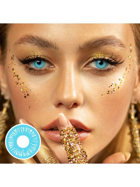 Windmill Blue Costume Yearly Contact Lenses