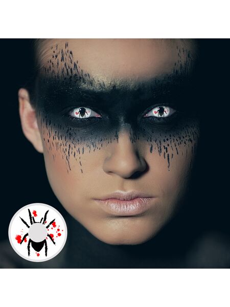 Spider White Costume Contact Lenses