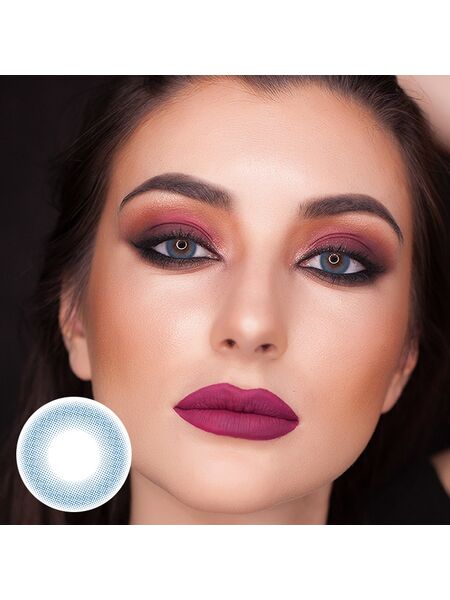 Mist Blue 6 Months Contact Lenses