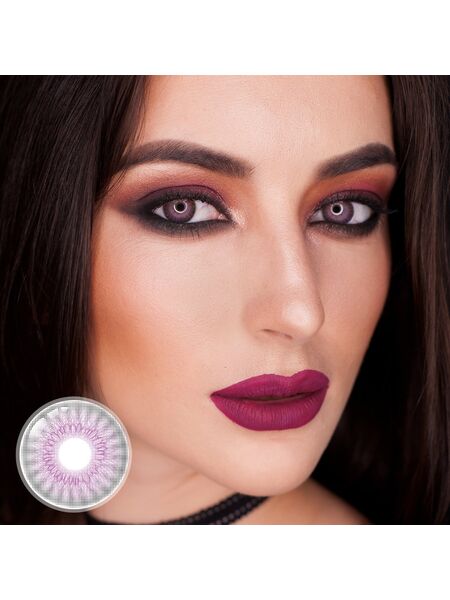 Amber Violet 6 Months Contact Lenses