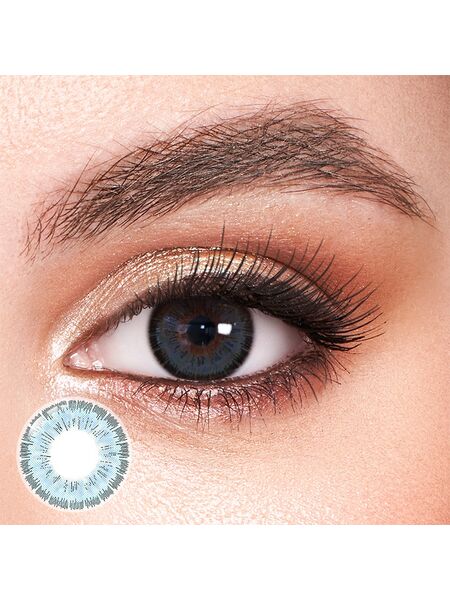 Fireworks Blue 6 Months Contact Lenses