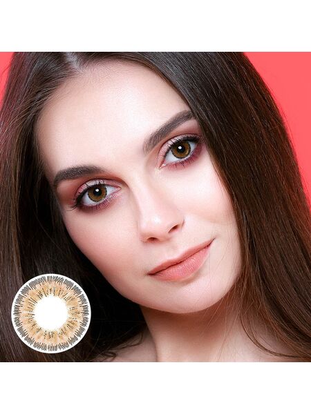 Fireworks Brown 6 Months Contact Lenses