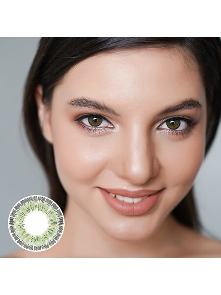 Fireworks Green 6 Months Contact Lenses