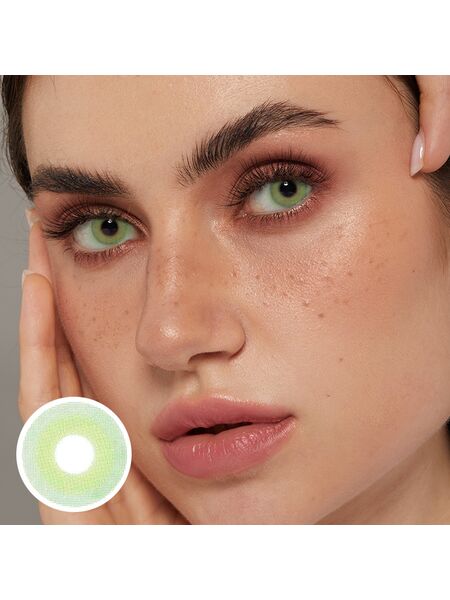 Pixie Green Prescription 6 Months Contact Lenses