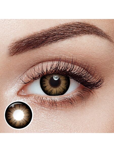 Supersize Brown Plus 6 Months Contact Lenses